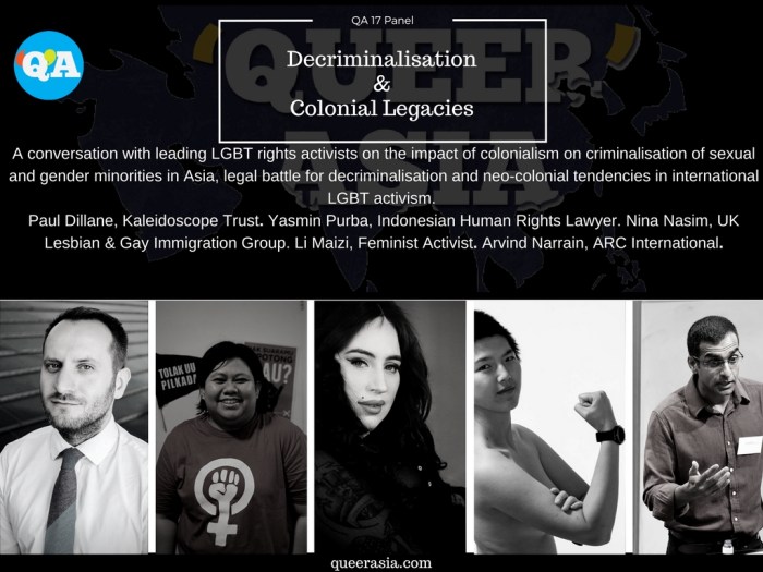 Decriminalisation and Activism